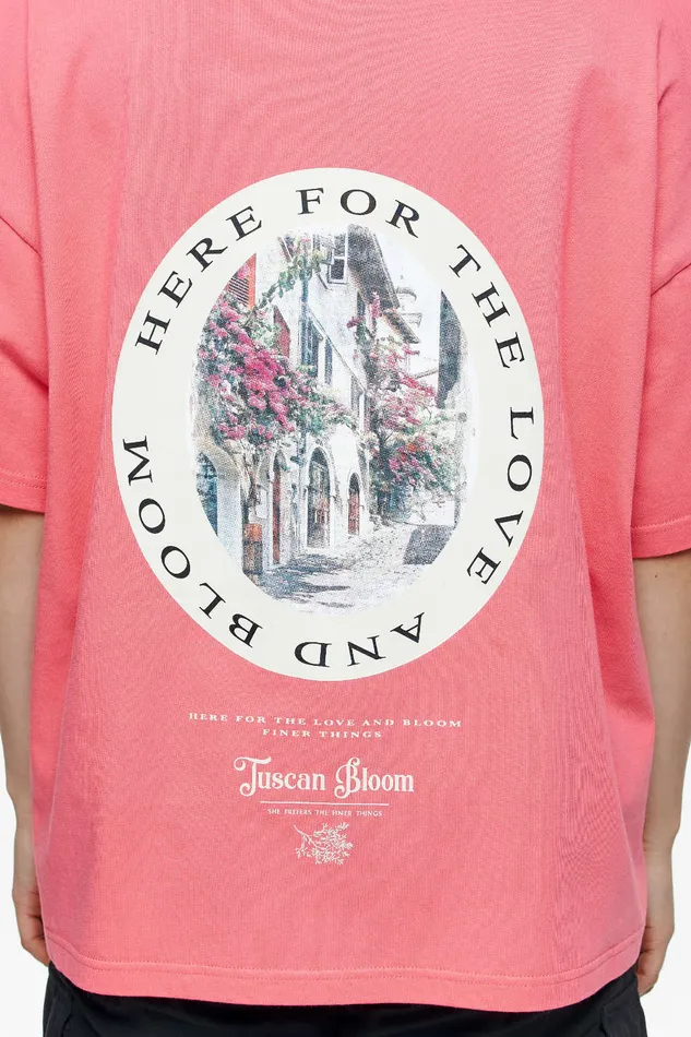 Women Pegador Tees Stia Heavy Oversized Tee Vintage Washed Strawberry Women Pegador Tees Stia Heavy Oversized Tee Vintage Washed Strawberry
