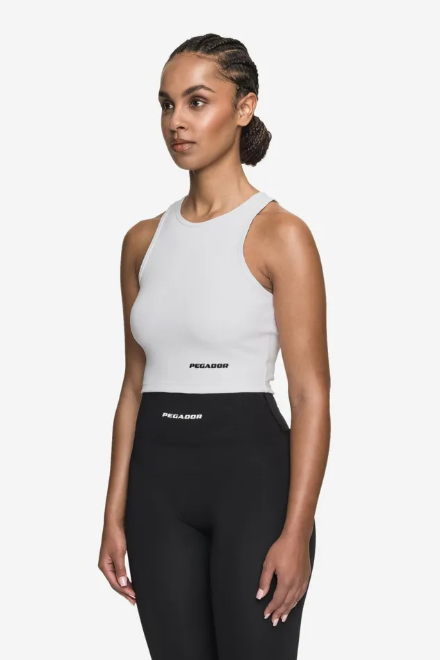 Women Pegador Tops Ayla Crop Top White Black Women Pegador Tops Ayla Crop Top White Black