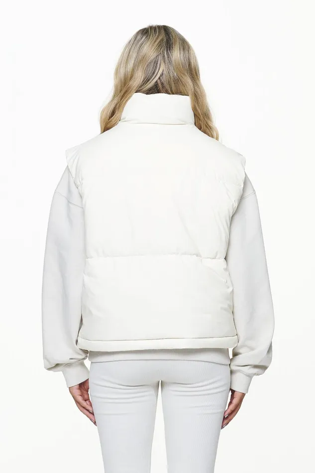 Women Pegador Westen Priory Puffer Vest Bone White Women Pegador Westen Priory Puffer Vest Bone White