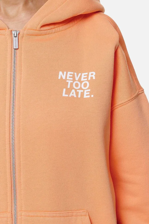 Women Pegador Zip Hoodies Airville Oversized Zip Hoodie Washed Apricot
