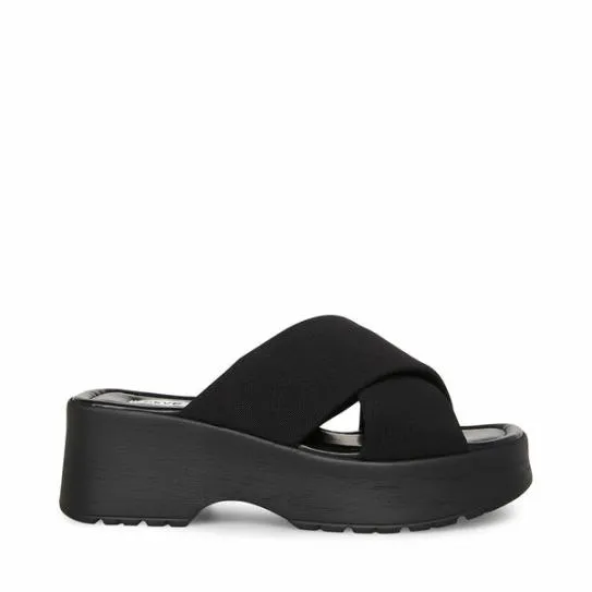 Women PHOEBE BLACK Black Steve Madden Sandals