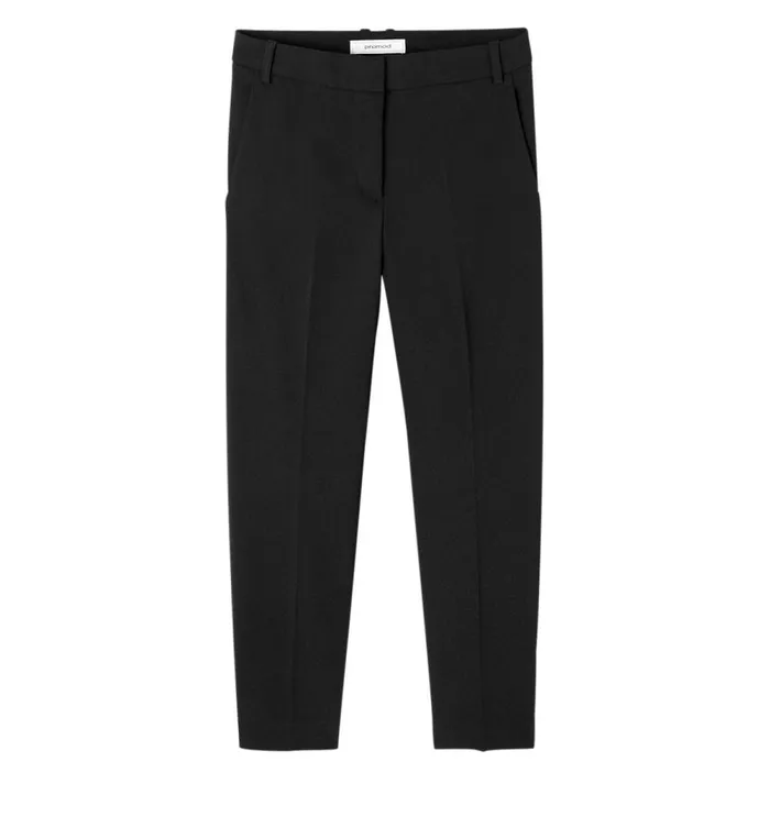 Women Plain Cigarette Trousers 8211 Black Promod Trousers