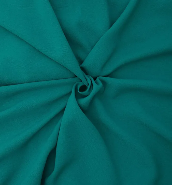 Women Polyester Fabric Cut 8211 Peacock Blue Promod Fabric Cuts And Patterns