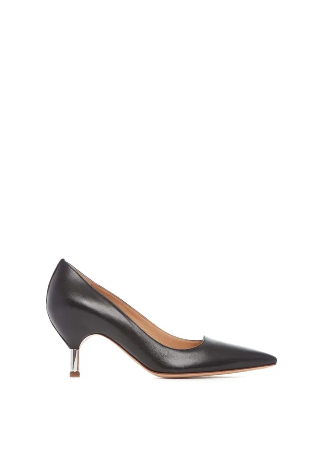Women Pumps Gabriela Hearst Sofia Pump Heel In Black Leather