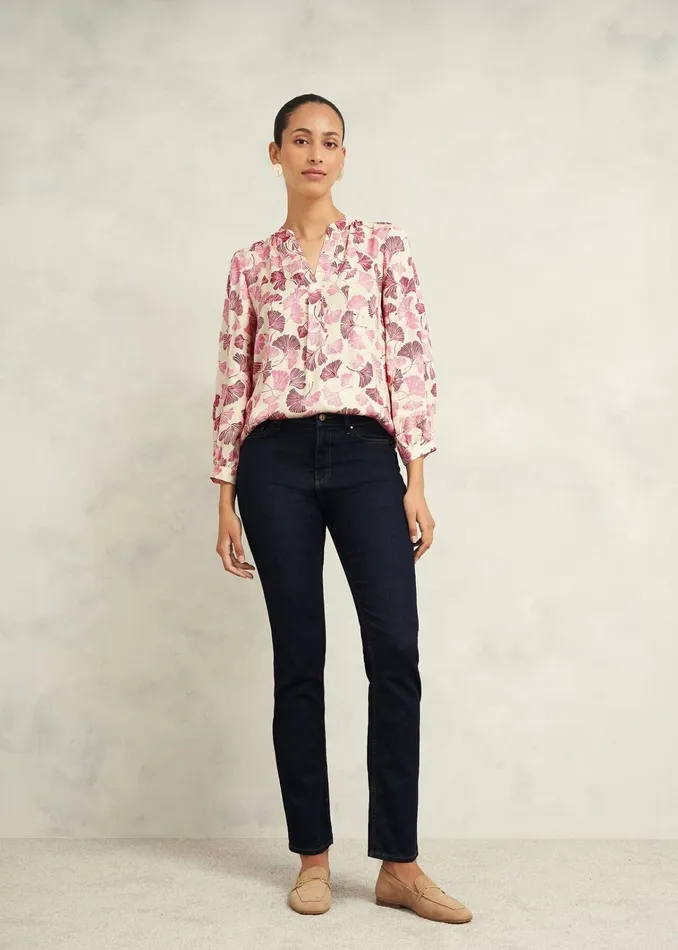 Women Rachael Blouse Cream Multi Hobbs Tops