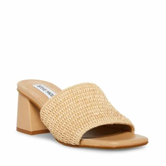 Women RAIA NATURAL RAFFIA Natural Raffia Steve Madden Heels Women RAIA NATURAL RAFFIA Natural Raffia Steve Madden Heels