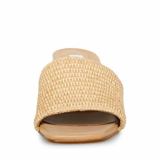 Women RAIA NATURAL RAFFIA Natural Raffia Steve Madden Heels Women RAIA NATURAL RAFFIA Natural Raffia Steve Madden Heels