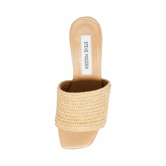 Women RAIA NATURAL RAFFIA Natural Raffia Steve Madden Heels Women RAIA NATURAL RAFFIA Natural Raffia Steve Madden Heels