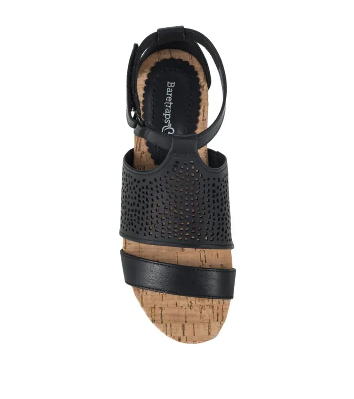 Women Raisie Wedge Sandal Black Baretraps Wedge Sandals