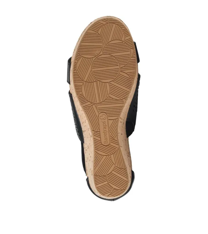 Women Raisie Wedge Sandal Black Baretraps Wedge Sandals