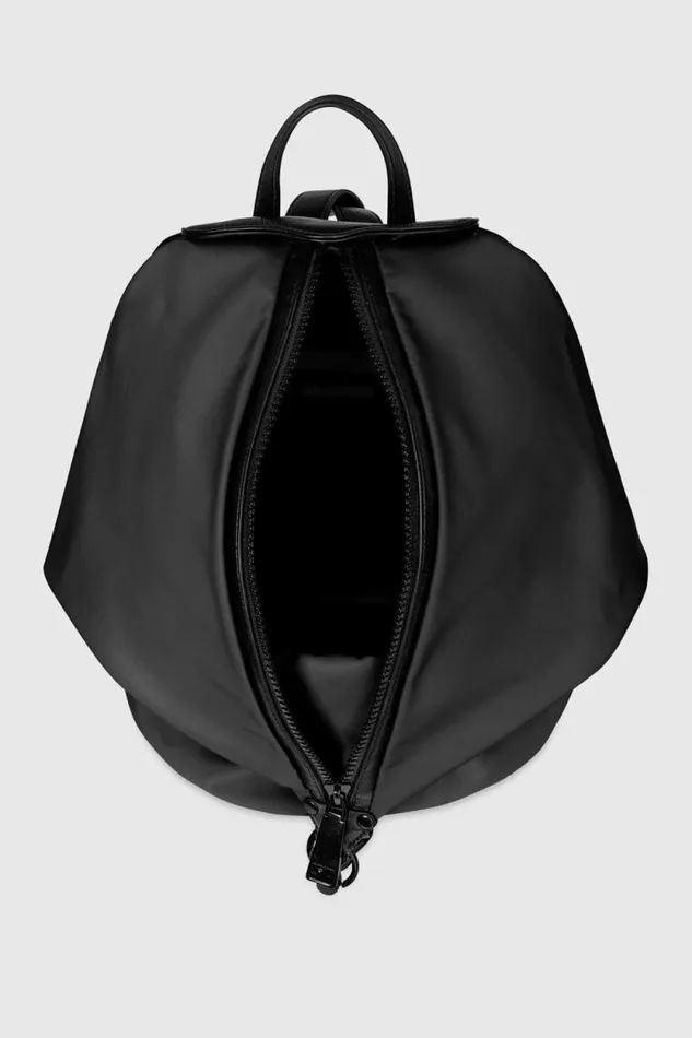Women Rebecca Minkoff Backpacks Jumbo Julian Zipped Nylon Backpack Black