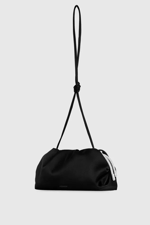 Women Rebecca Minkoff Clutches Tied Up Clutch Black Women Rebecca Minkoff Clutches Tied Up Clutch Black