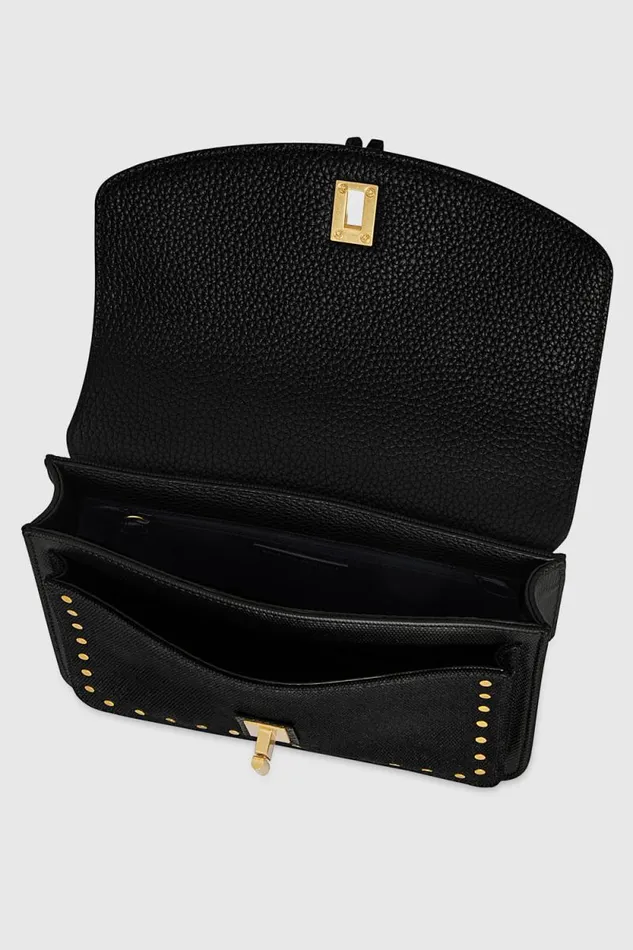 Women Rebecca Minkoff Crossbody Bags Darren Small Canvas Messenger Black