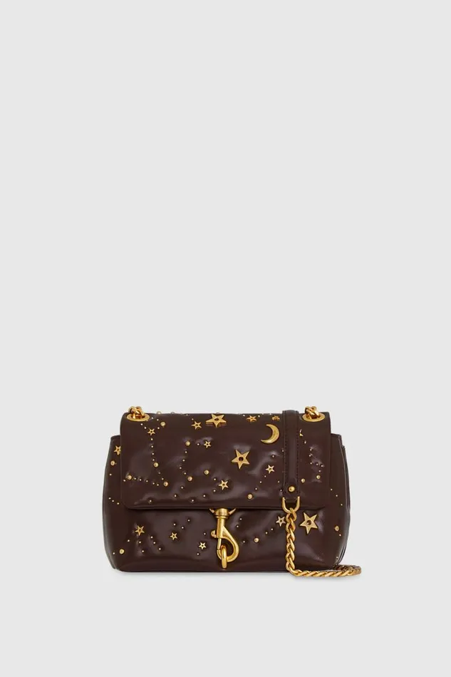 Women Rebecca Minkoff Crossbody Bags Edie Crossbody With Celestial Studs Brandy