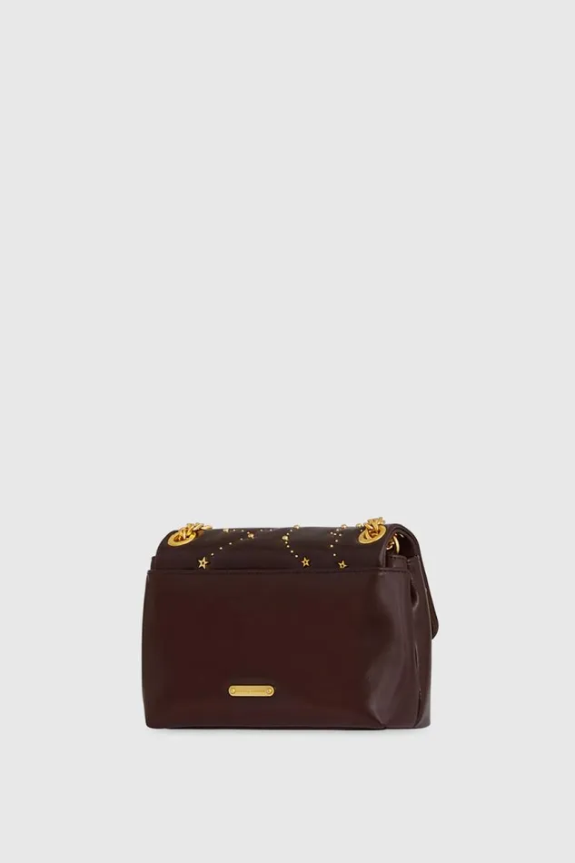 Women Rebecca Minkoff Crossbody Bags Edie Crossbody With Celestial Studs Brandy Women Rebecca Minkoff Crossbody Bags Edie Crossbody With Celestial Studs Brandy
