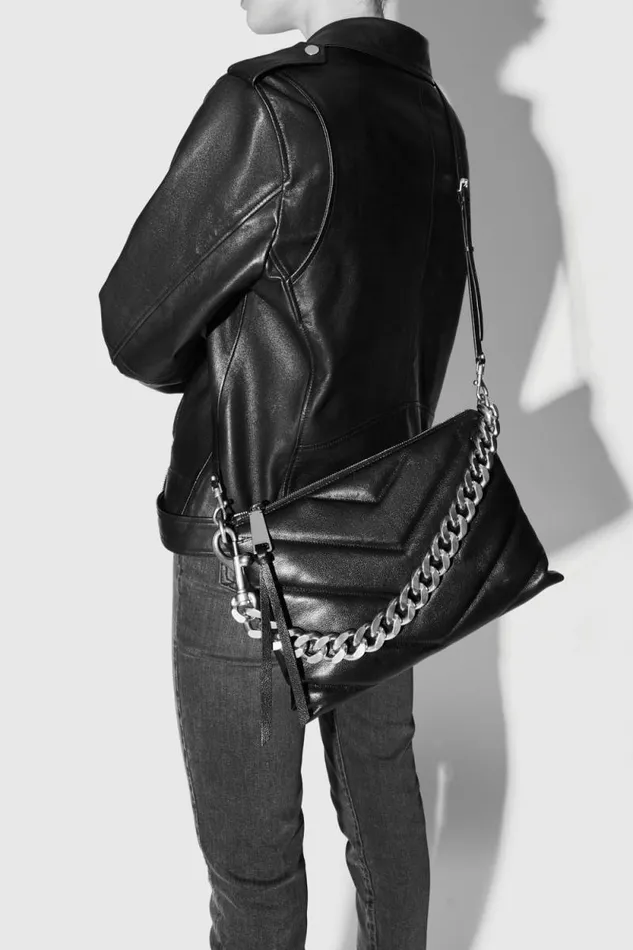 Women Rebecca Minkoff Crossbody Bags Edie Maxi Crossbody Black Women Rebecca Minkoff Crossbody Bags Edie Maxi Crossbody Black