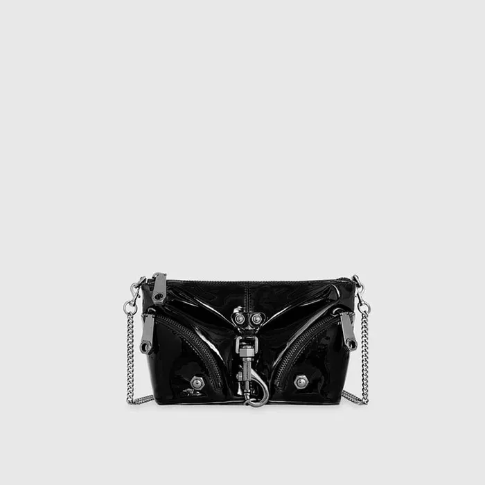 Women Rebecca Minkoff Crossbody Bags Mini Julian Crossbody Blackgunmetal Women Rebecca Minkoff Crossbody Bags Mini Julian Crossbody Blackgunmetal