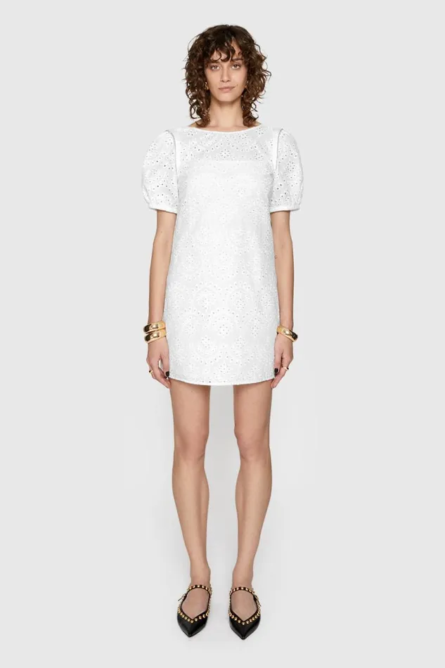 Women Rebecca Minkoff Dresses Lincoln Eyelet Dress White
