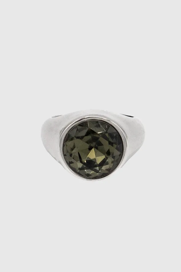 Women Rebecca Minkoff Jewelry Stone Ring Silver