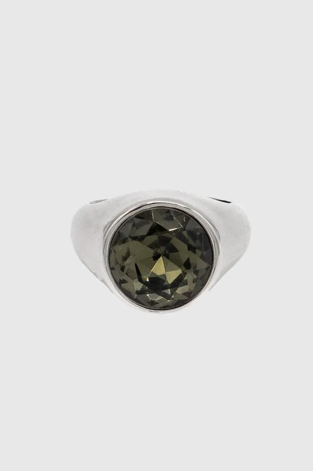 Women Rebecca Minkoff Jewelry Stone Ring Silver