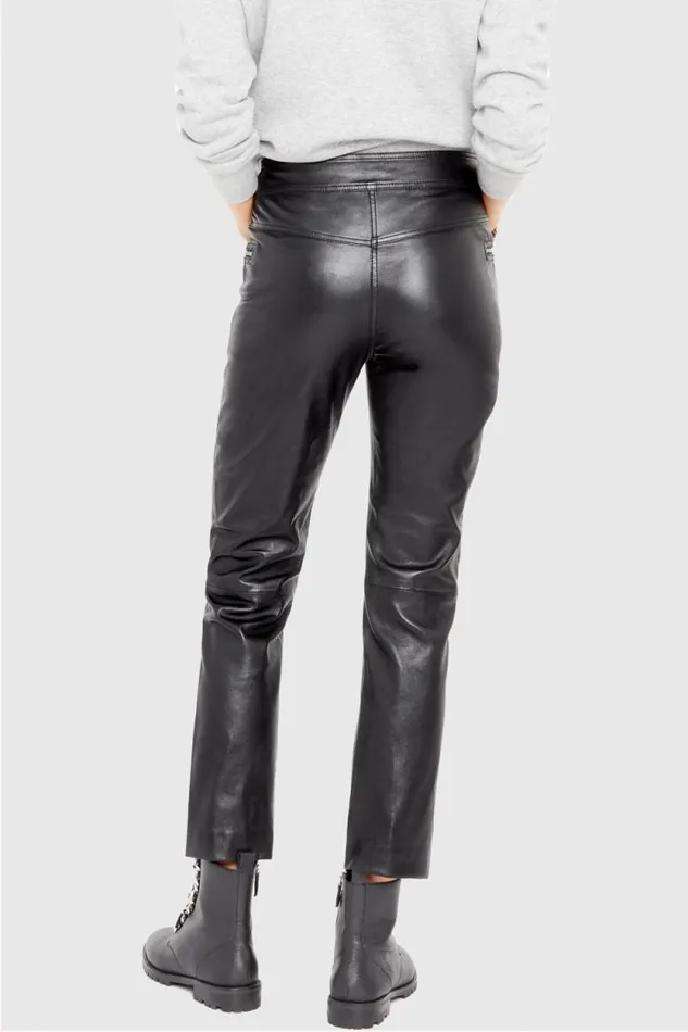 Women Rebecca Minkoff Leather Poppy Leather Legging Black Women Rebecca Minkoff Leather Poppy Leather Legging Black