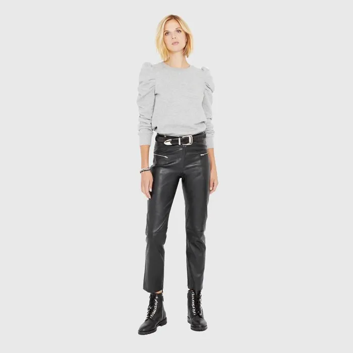 Women Rebecca Minkoff Leather Poppy Leather Legging Black Women Rebecca Minkoff Leather Poppy Leather Legging Black