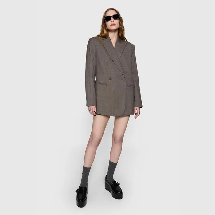Women Rebecca Minkoff Outerwear Addison Oversized Blazer Chestnut