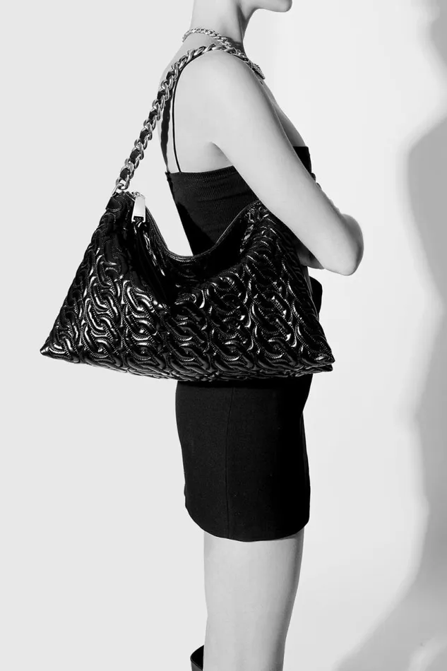 Women Rebecca Minkoff Shoulder Bags Chain Quilt Shoulder Bag Oyster Women Rebecca Minkoff Shoulder Bags Chain Quilt Shoulder Bag Oyster