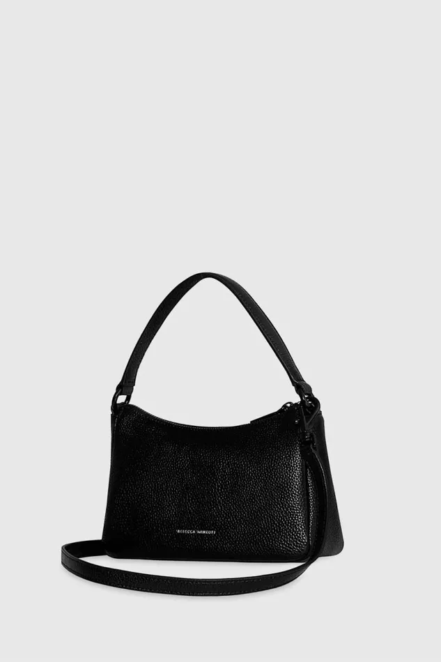 Women Rebecca Minkoff Shoulder Bags Megan Small Shoulder Black Women Rebecca Minkoff Shoulder Bags Megan Small Shoulder Black