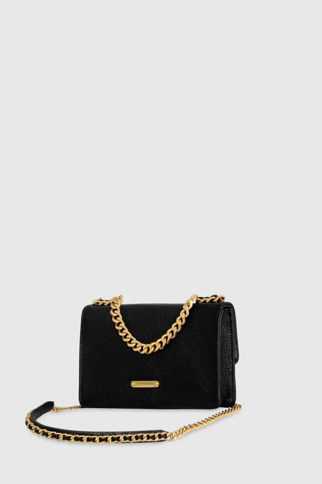 Women Rebecca Minkoff Top Handle Bags Edie Mini Crossbody On A Chain Black Celestial Women Rebecca Minkoff Top Handle Bags Edie Mini Crossbody On A Chain Black Celestial