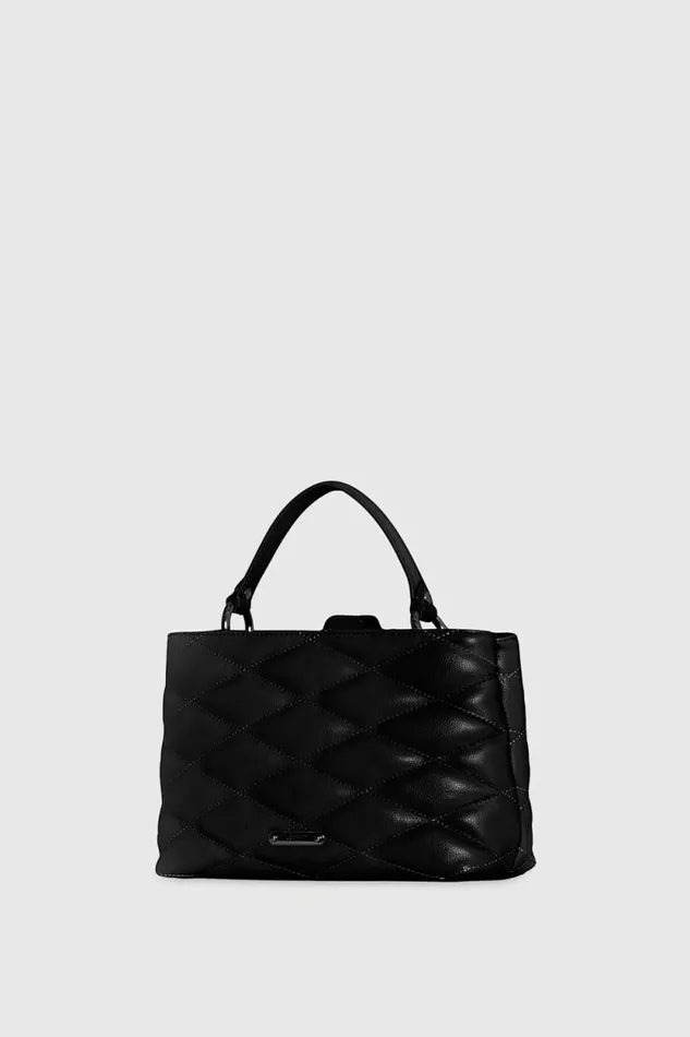Women Rebecca Minkoff Top Handle Bags Edie Top Handle Satchel With Diamond Quilt Black Women Rebecca Minkoff Top Handle Bags Edie Top Handle Satchel With Diamond Quilt Black