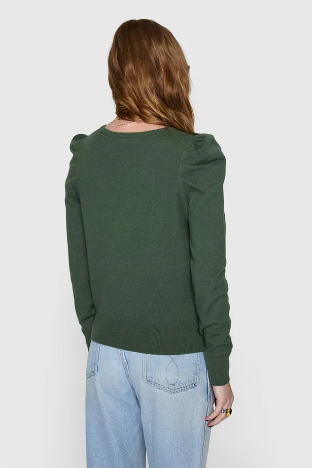 Women Rebecca Minkoff Tops Janine Sweater Basil Women Rebecca Minkoff Tops Janine Sweater Basil