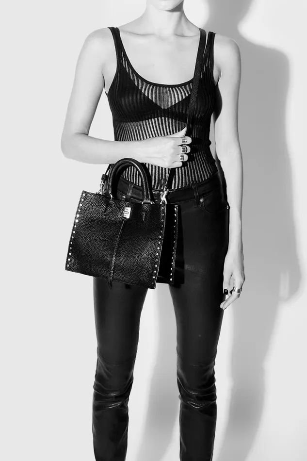 Women Rebecca Minkoff Tote Bags Darren Small Tote Dark Envy