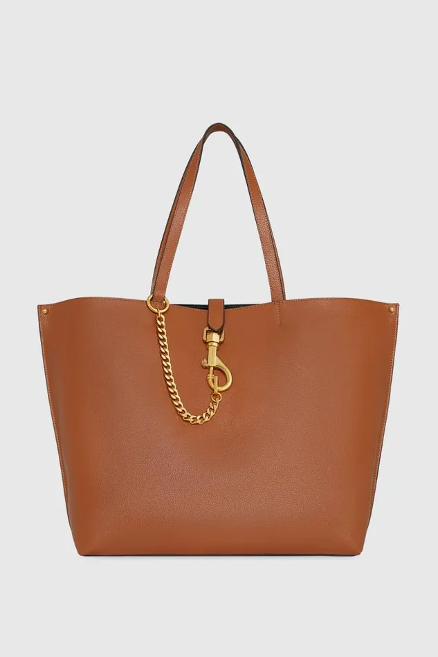 Women Rebecca Minkoff Tote Bags Megan Large Tote Caramello