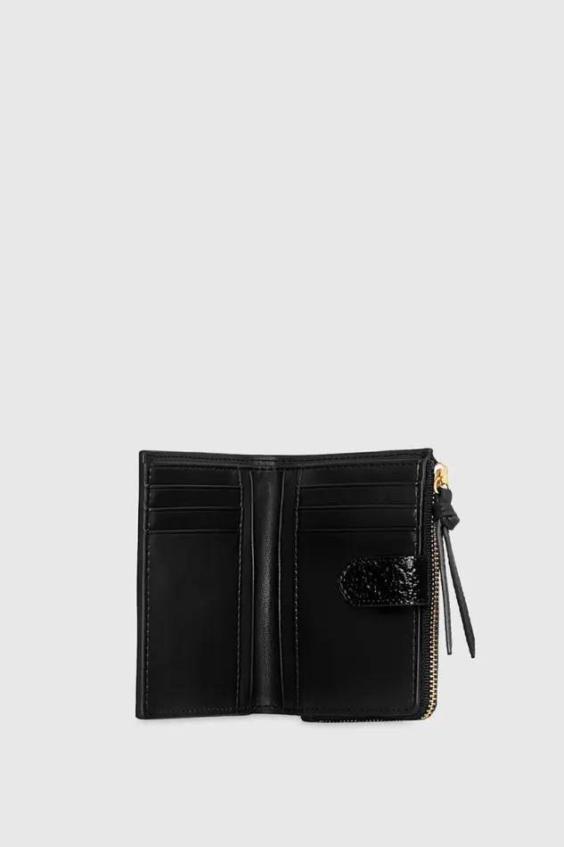 Women Rebecca Minkoff Wallets Megan Slim Wallet Black Women Rebecca Minkoff Wallets Megan Slim Wallet Black