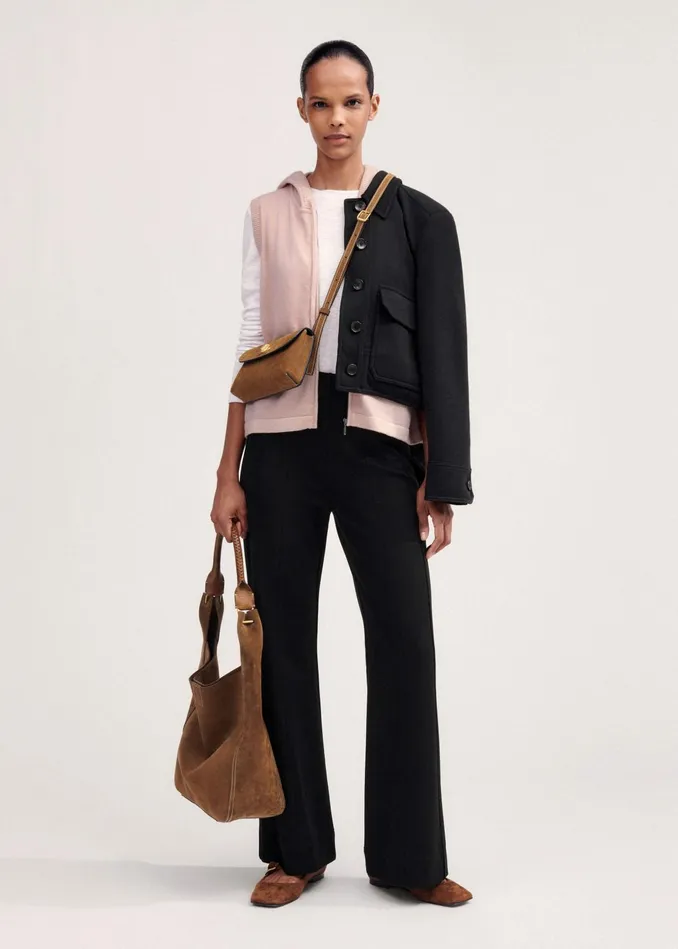 Women Regular Stretch Travel Tailoring Pant Coord MEEM