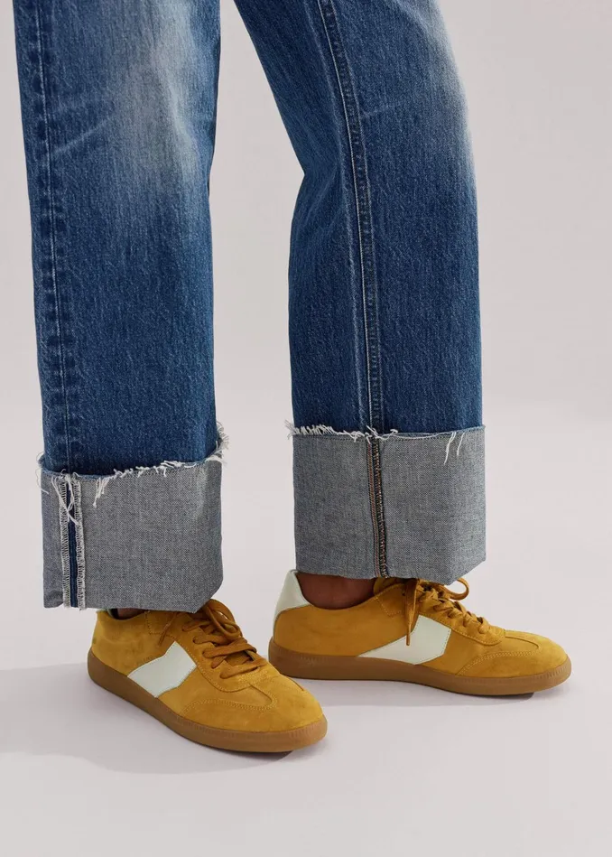 Women Retro Sneaker Mustard MEEM