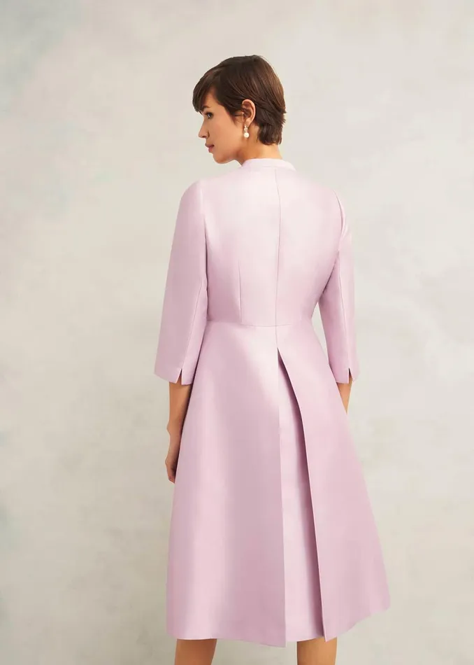 Women Rhea Wool Silk Coat Soft Petal Pink Hobbs Coats and Jackets