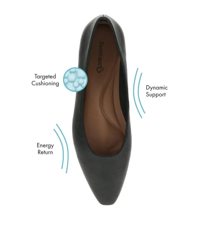 Women Rhonda Casual Flat Black Baretraps Flats and Loafers