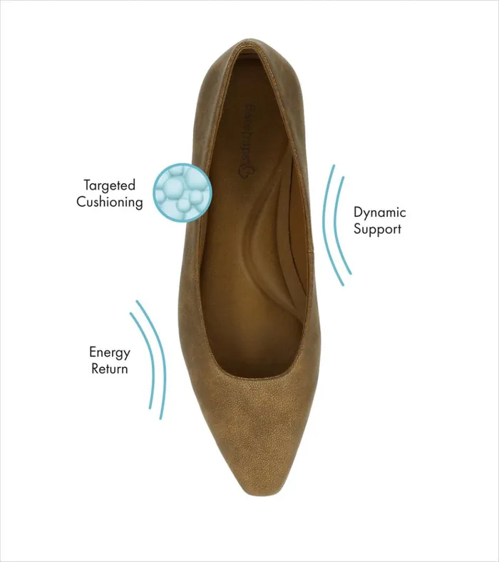 Women Rhonda Casual Flat Bronze Baretraps Flats and Loafers