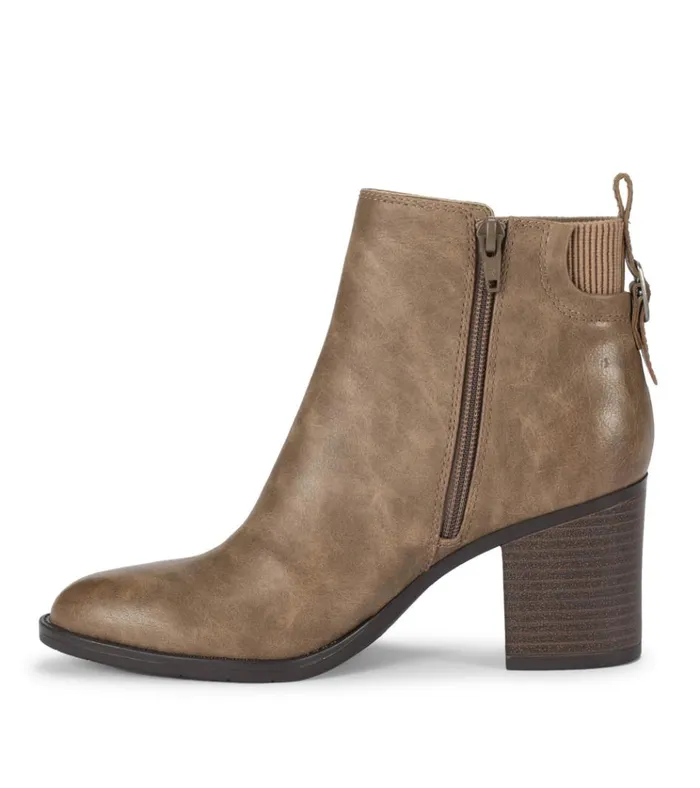 Women Rhoslyn Block Heel Bootie Taupe Baretraps Booties