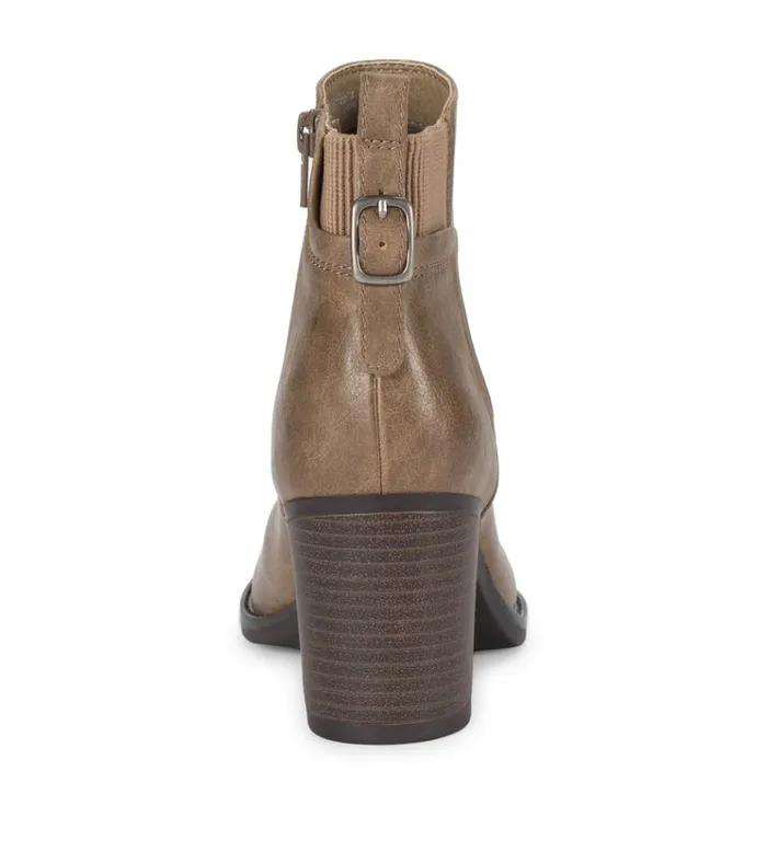 Women Rhoslyn Block Heel Bootie Taupe Baretraps Booties