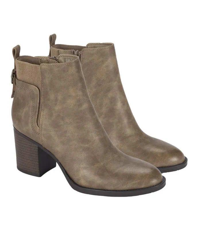 Women Rhoslyn Block Heel Bootie Taupe Baretraps Booties