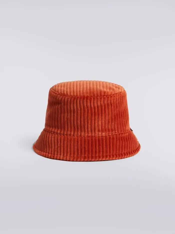 Women Ribbed Cotton Blend Bucket Hat Multicoloured Missoni Hats