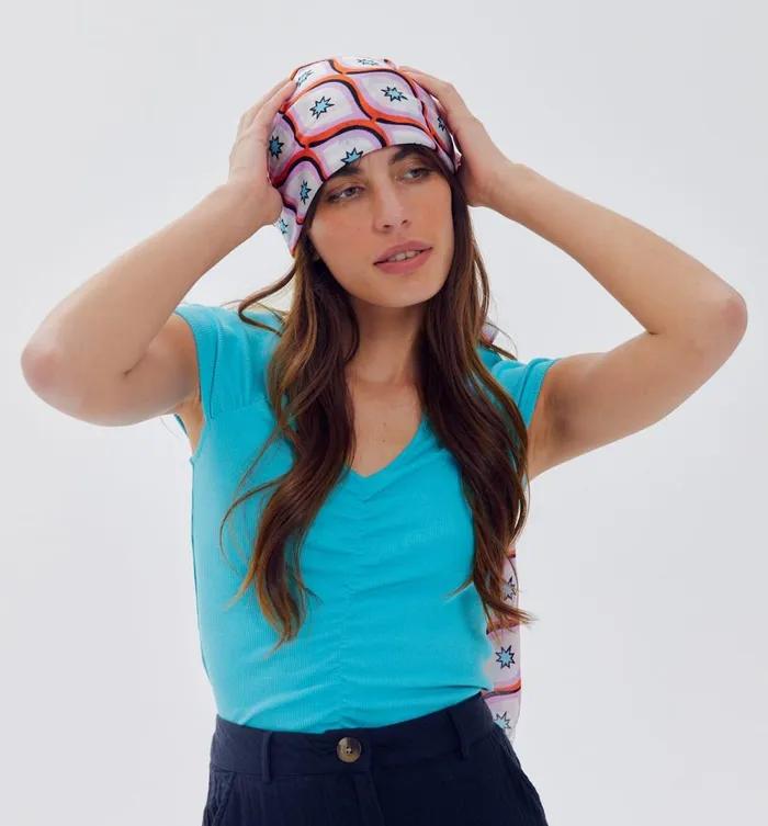 Women Ribbed Jersey Top 8211 Turquoise Promod Tops