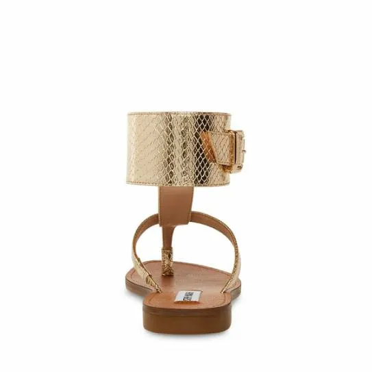 Women RICO GOLD SNAKE Gold Snake Steve Madden Sandals