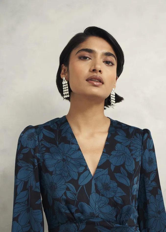 Women Romina Dress Black Kyanite Hobbs Dresses and Jumpsuits