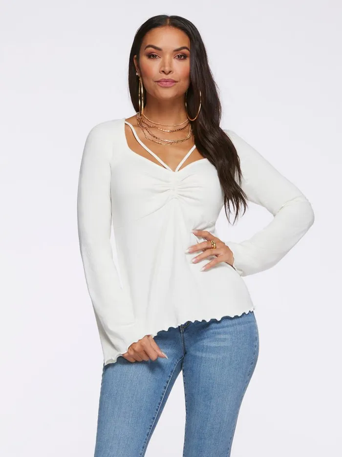 Women Rori Top In Gardenia Jessica Simpson Tops and Tees