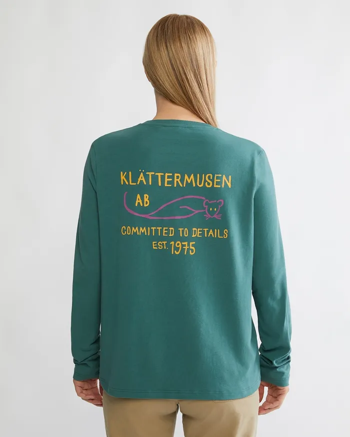 Women Runa Commitment 20 LongSleeve Tee Dusk Klttermusen TShirts