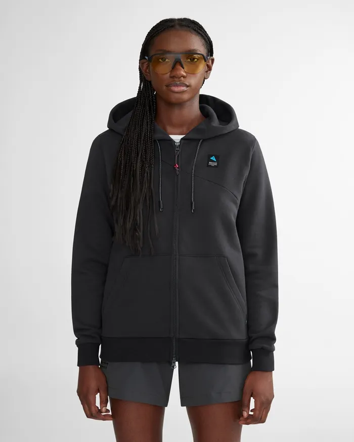 Women Runa Maker Zip Hoodie WoZipped Sweater Rose Red Klttermusen Fleeces and Sweaters